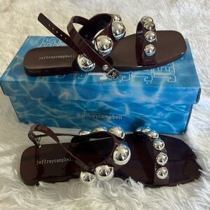 Jeffrey Campbell Gum-Drop Jelly Sandals